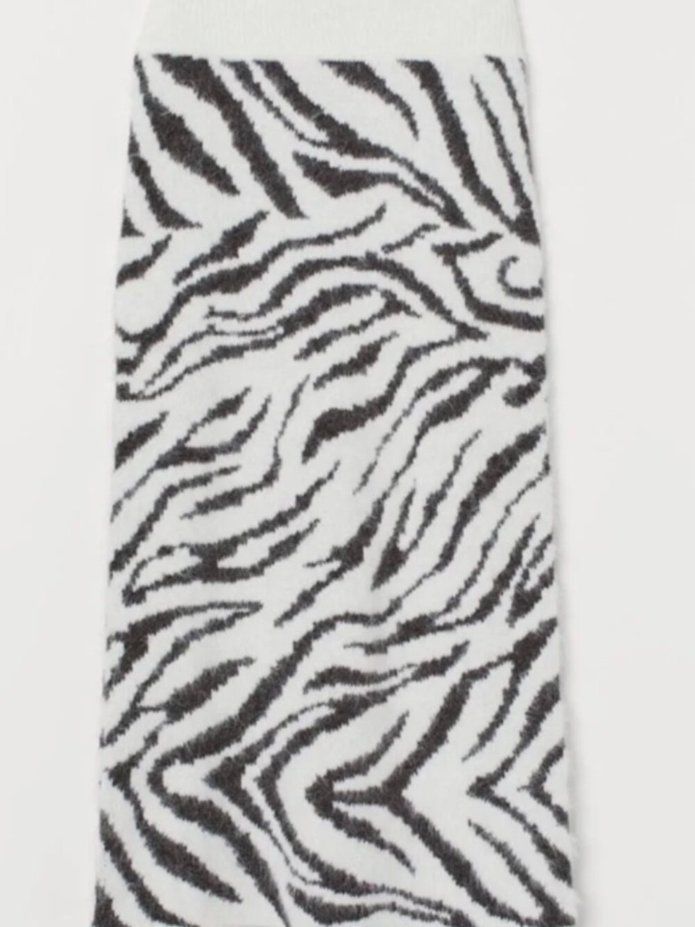 NWT H&M Zebra Print Midi Skirt | Size M
